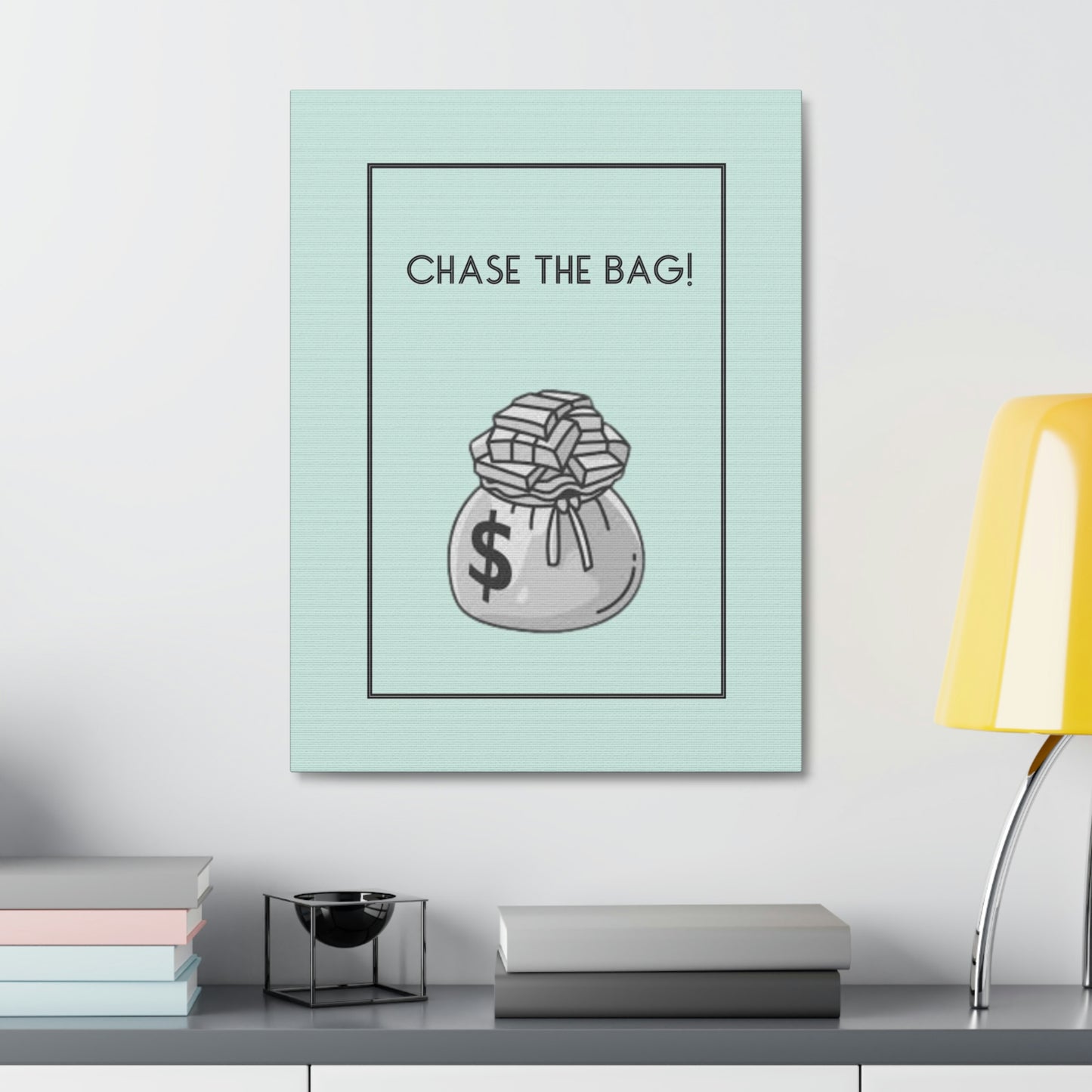 Chase The Bag Satin Canvas, Stretched