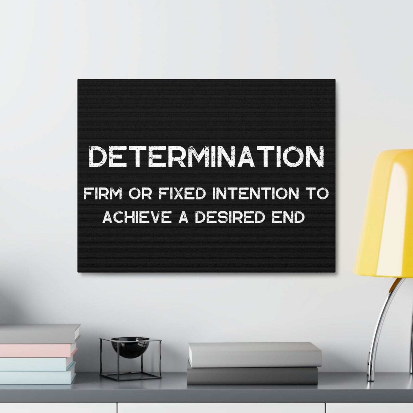 Determination - By SwimOrDrownUK - Satin Canvas - Stretched