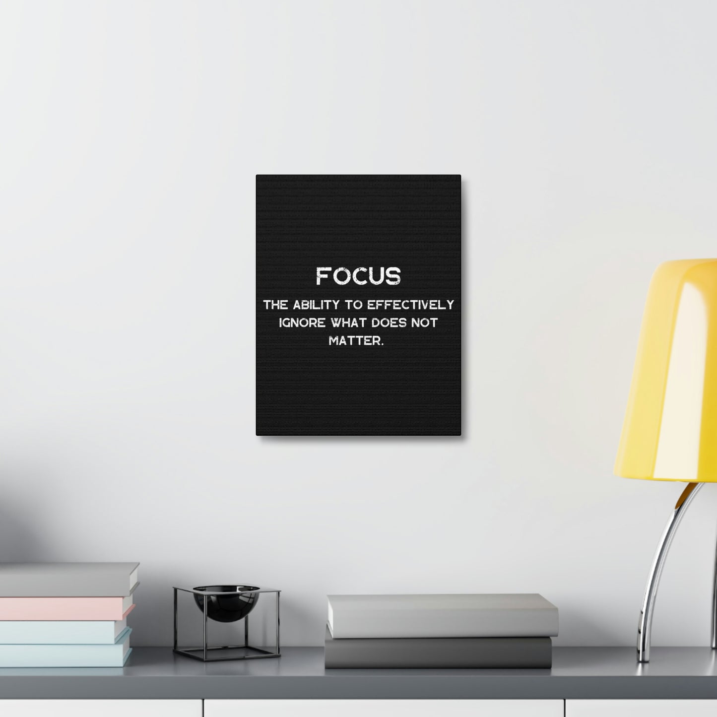 Focus - By SwimOrDrownUK - Satin Canvas - Stretched