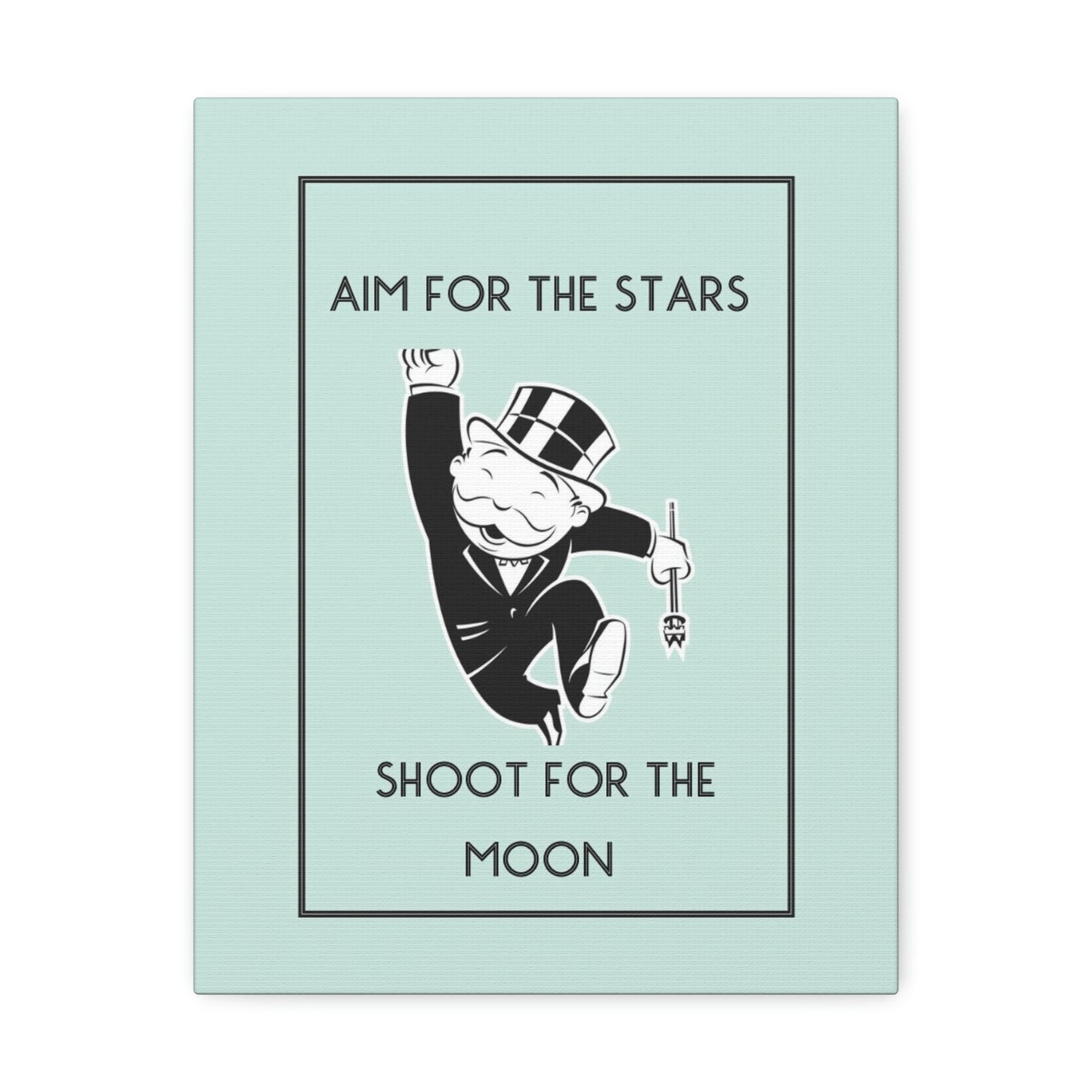 Aim For The Stars  - By SwimOrDrownUK - Satin Canvas - Stretched