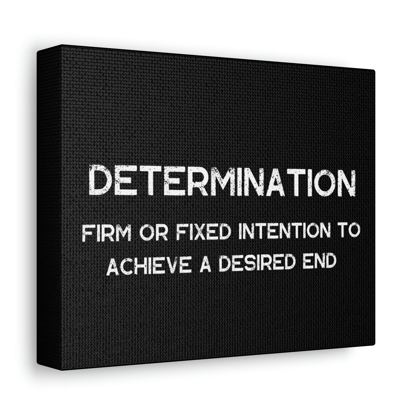 Determination - By SwimOrDrownUK - Satin Canvas - Stretched