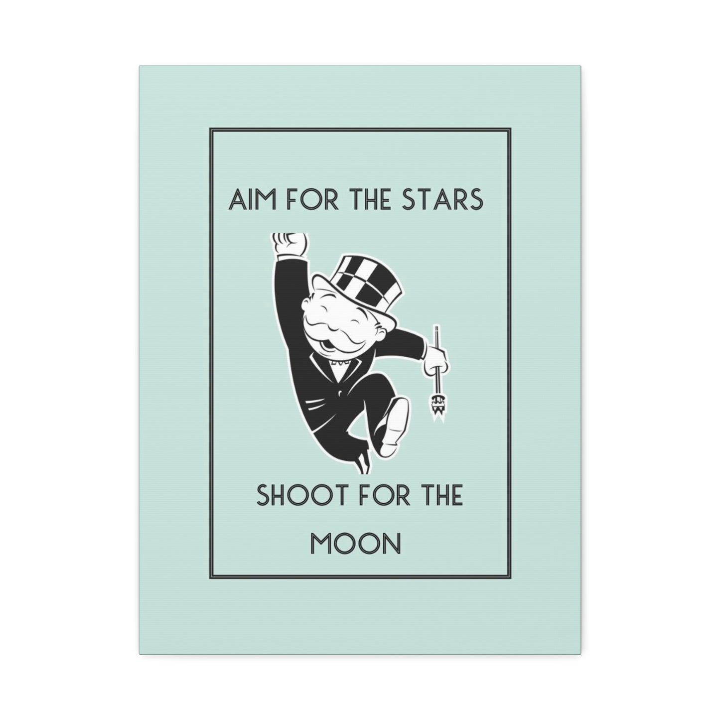 Aim For The Stars  - By SwimOrDrownUK - Satin Canvas - Stretched