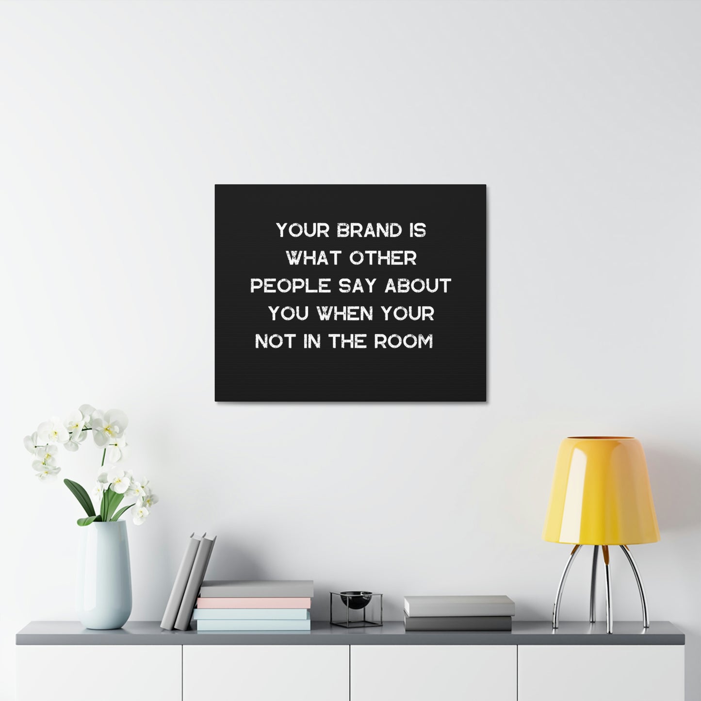 Brand - By SwimOrDrownUK - Satin Canvas - Stretched